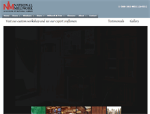Tablet Screenshot of national-millwork.com